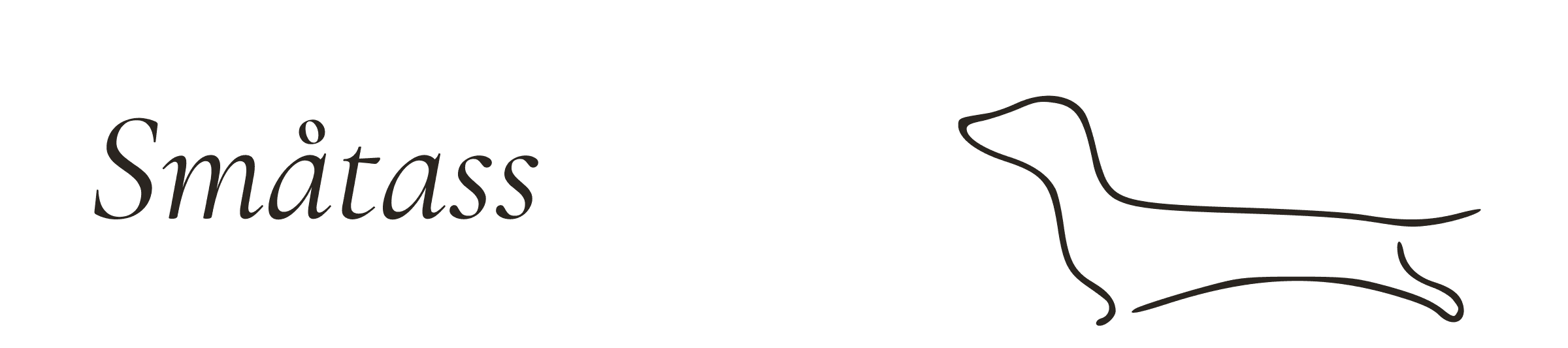 Sekundær horisontal · Småtass logo